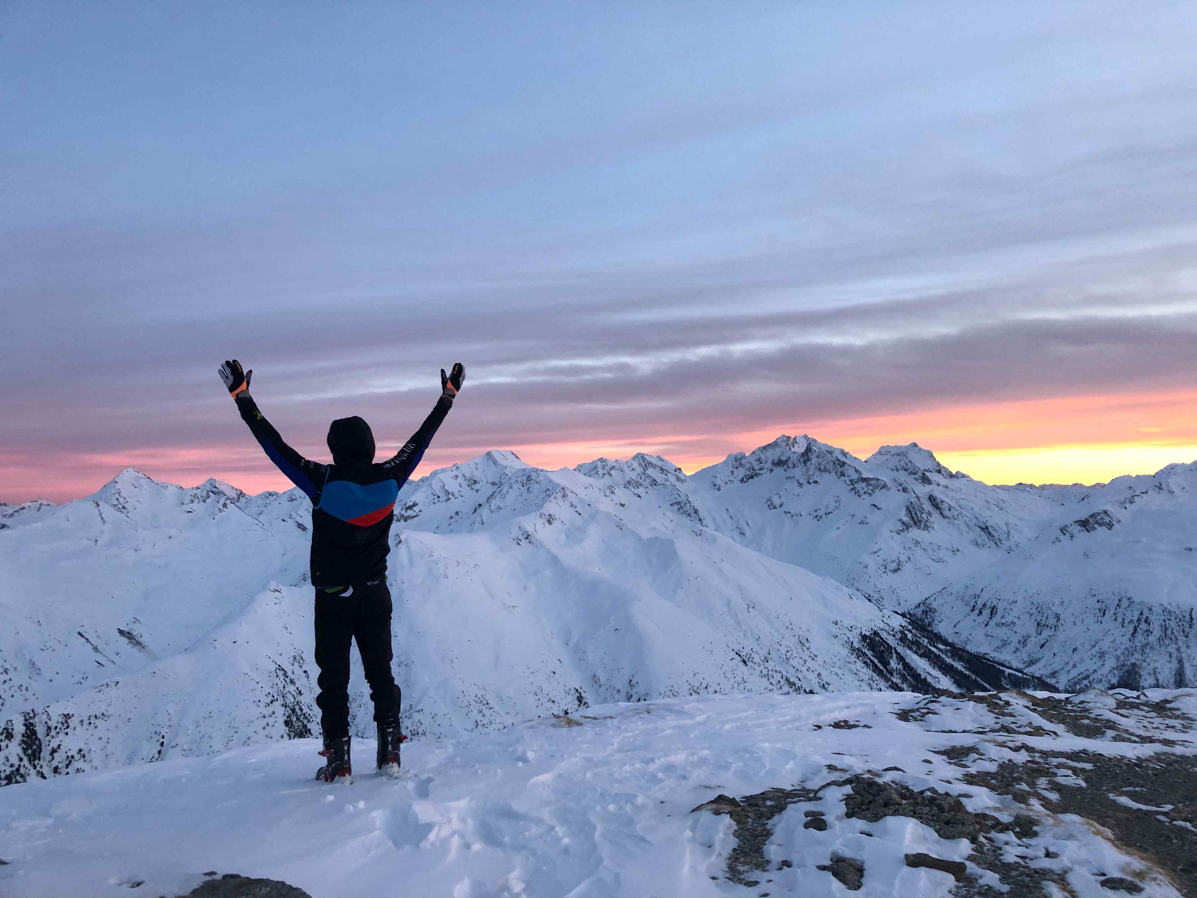 Pavel Ondrášek zdolává vrcholy ve skialpinismu