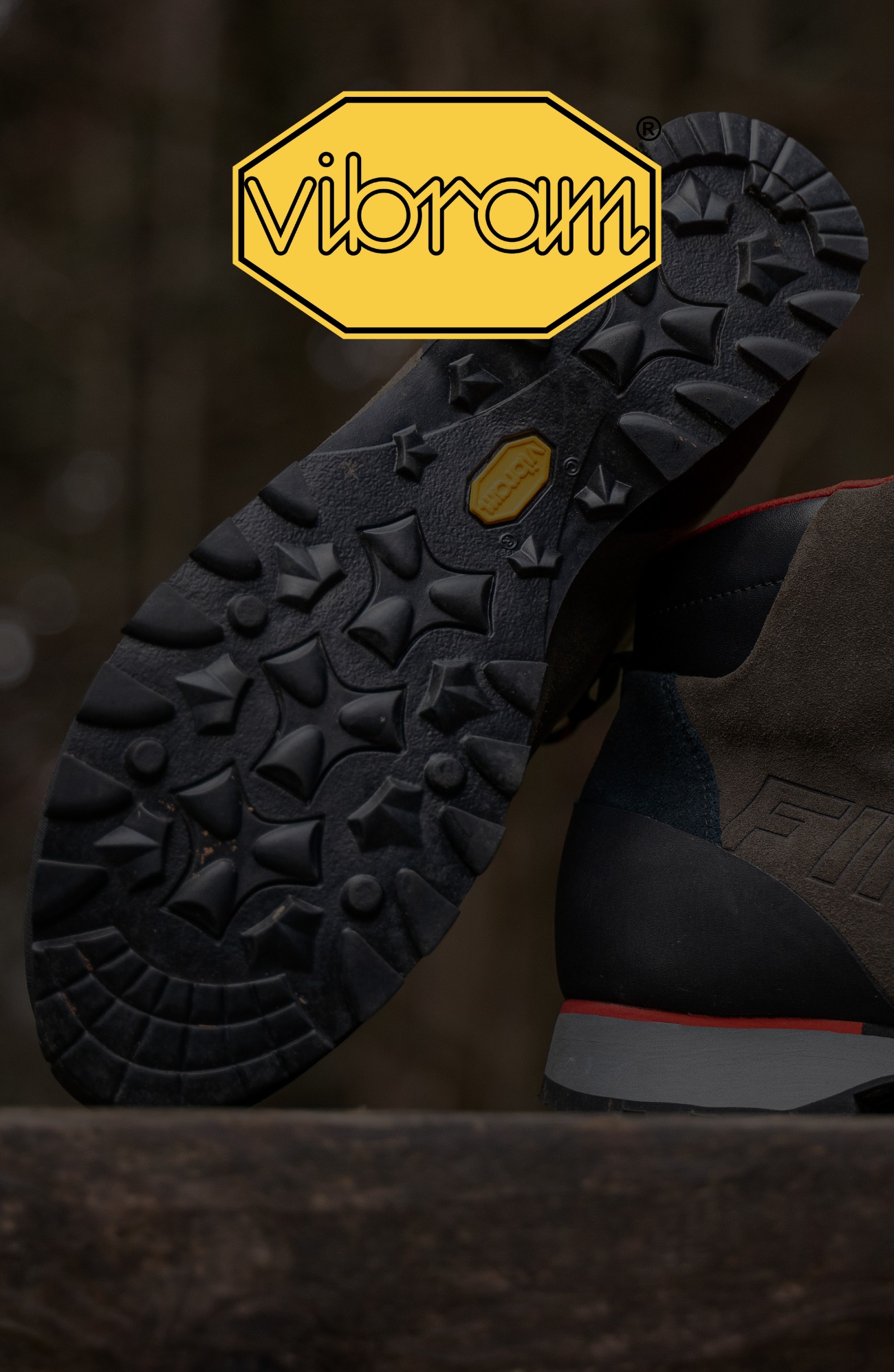 VIBRAM®: This popular brand is a guarantee of firm footing in pleasant and challenging conditions